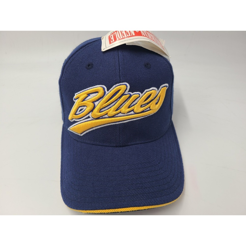 Vintage St Louis Blues American Needle Adjustable Hat Cap Wool Blend NHL Blue